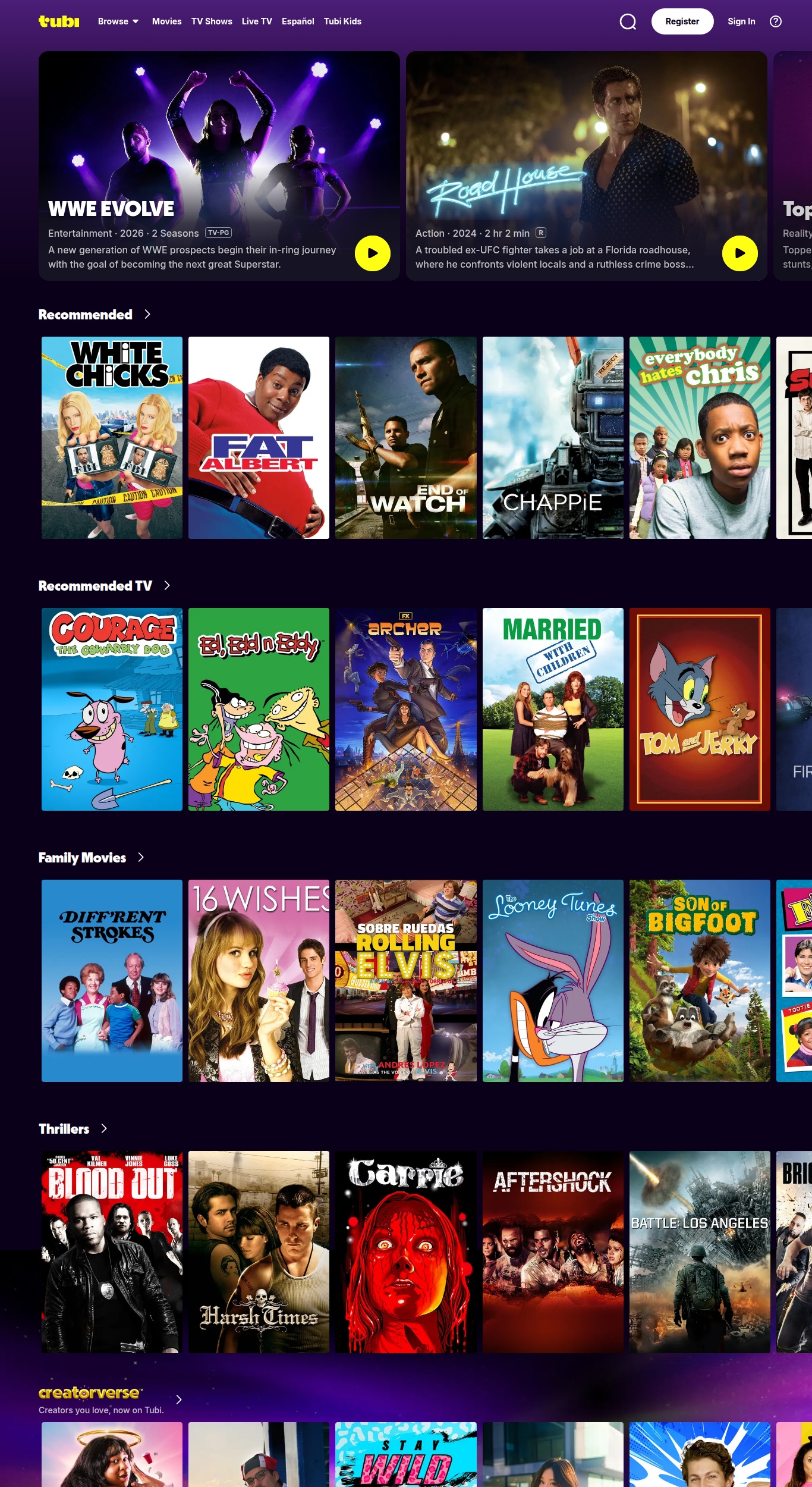 gostream alternatives tubi