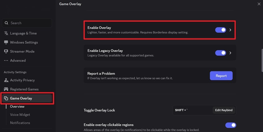 discord game overlay toggle