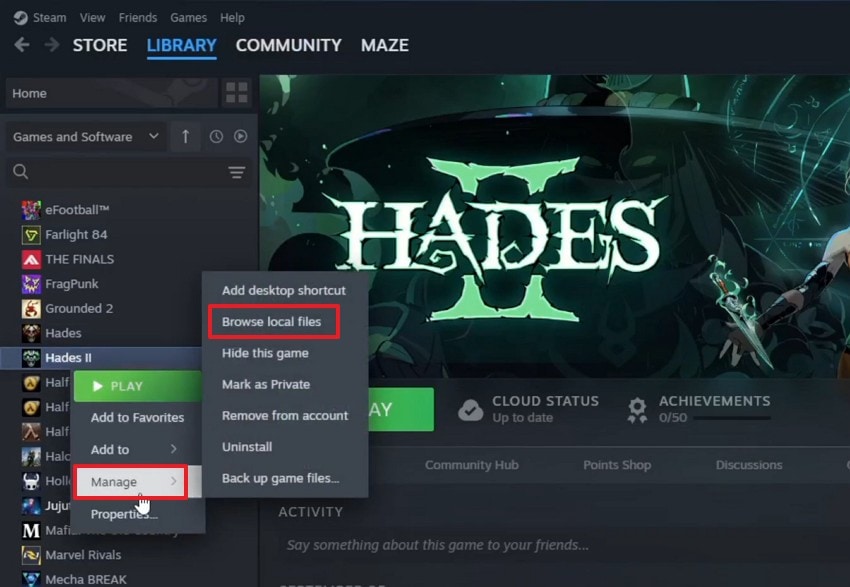 browse hades II files