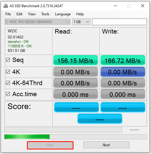 as ssd benchmark test