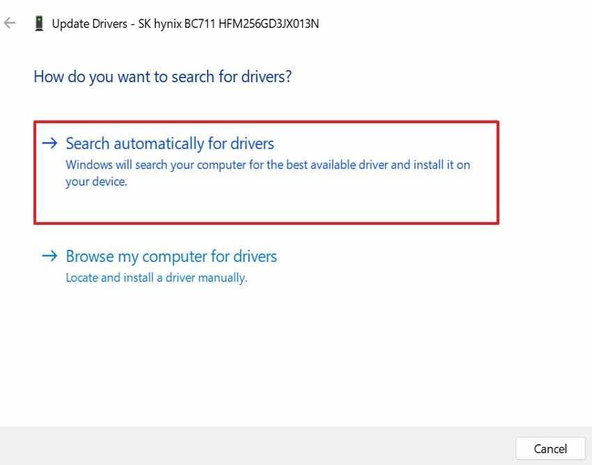 search drivers automatically safely