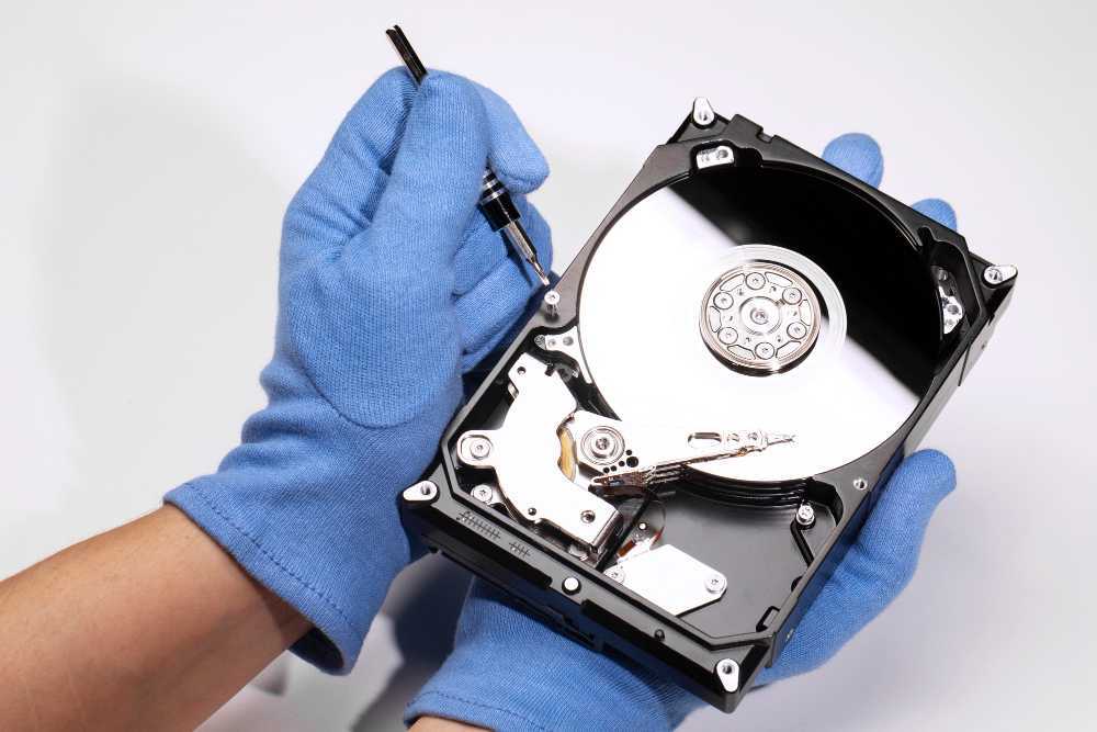 repairing a hard drive