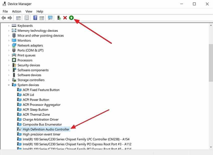 enable high definition audio controller
