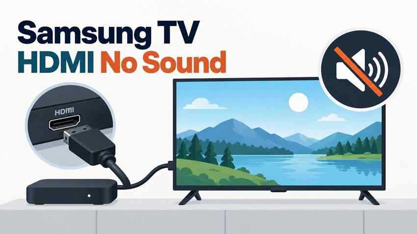 Samsung TV HDMI No Sound? Fix Picture-With-No-Audio Problems