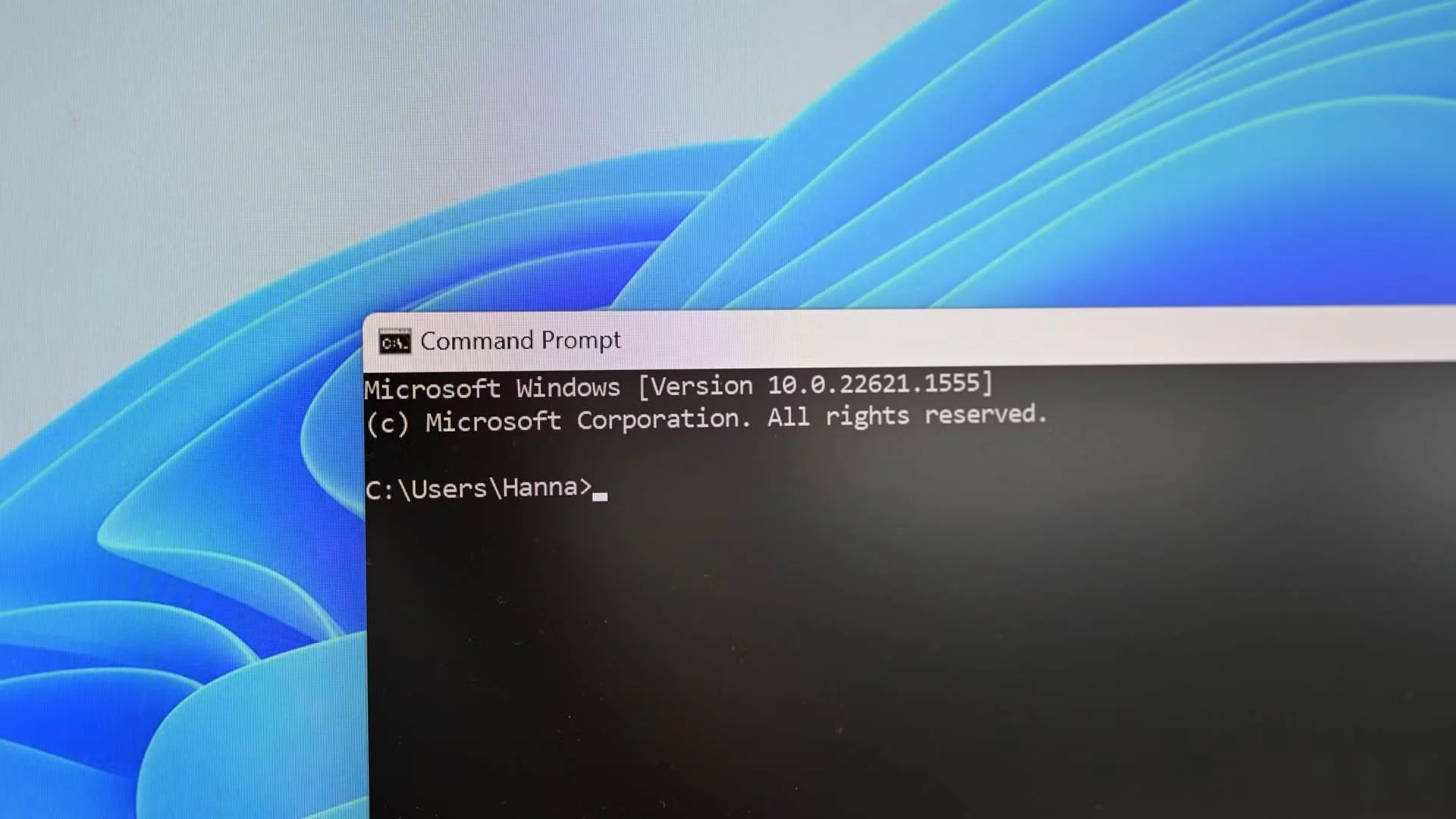 open command prompt