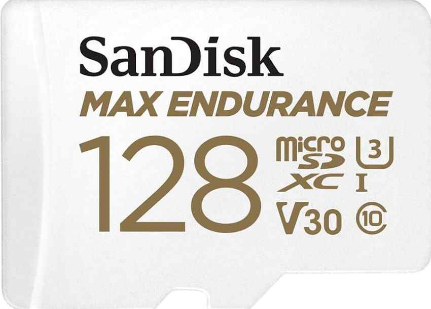sandisk max endurance microsd card for dash cam