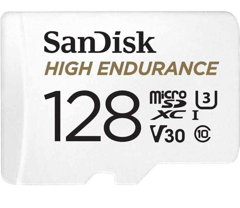 sandisk high endurance microsd card for dash cam
