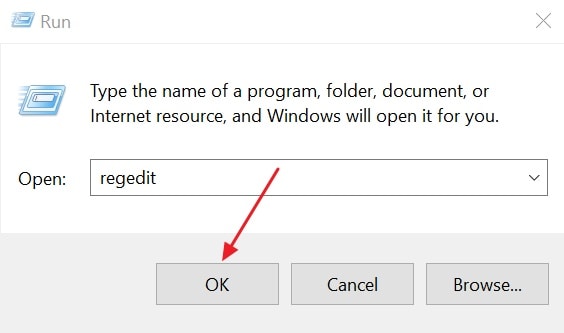 access registry editor