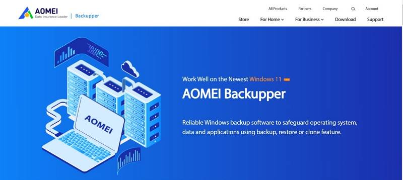 aomei backupper disk cloning software for windows 11