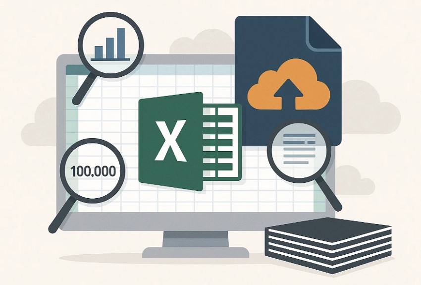 reasons of large excel files