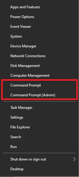 command prompt admin