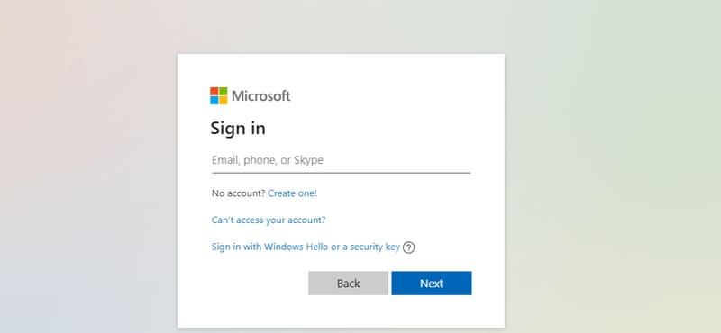 signing into your microsoft account 