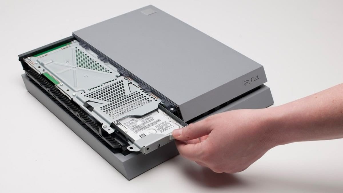 replace a hard drive on ps4