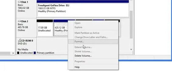 deleting partitions