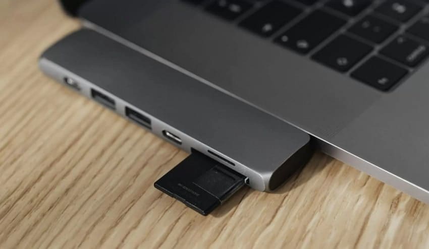 insert sd card in other ports