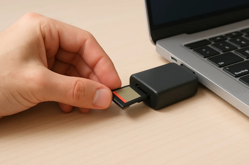 reinsert sd card in mac