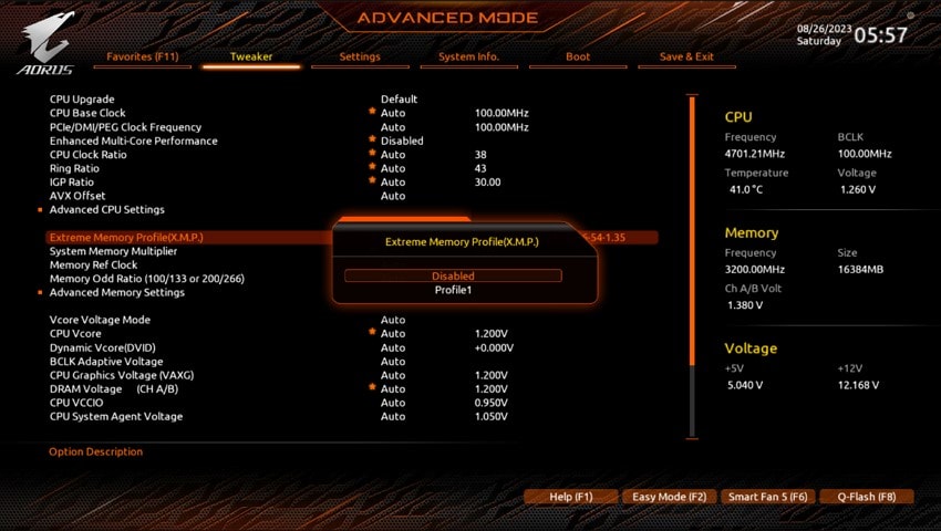 disable overclocking fix graphics card