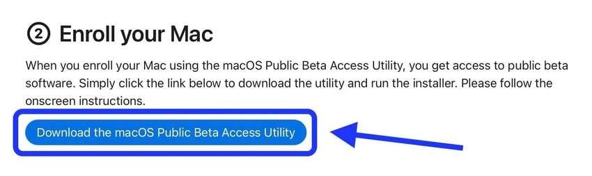 macos public beta access utility download