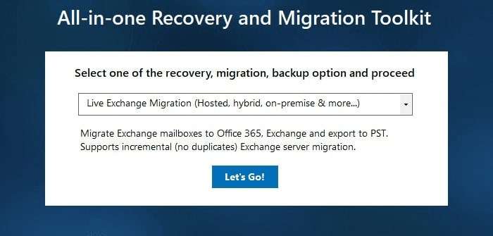 set up edbmails live exchange migration to 2019