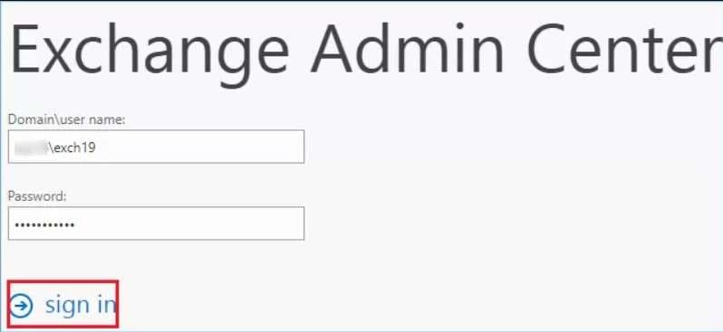 migrate exchange 2016 to 2019 from exchange admin center