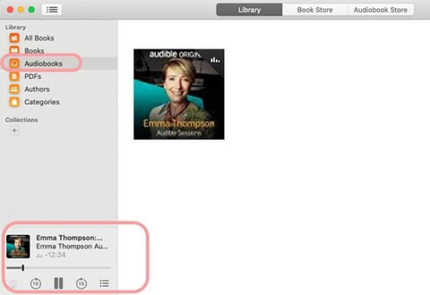 listen to audiobooks in apple books