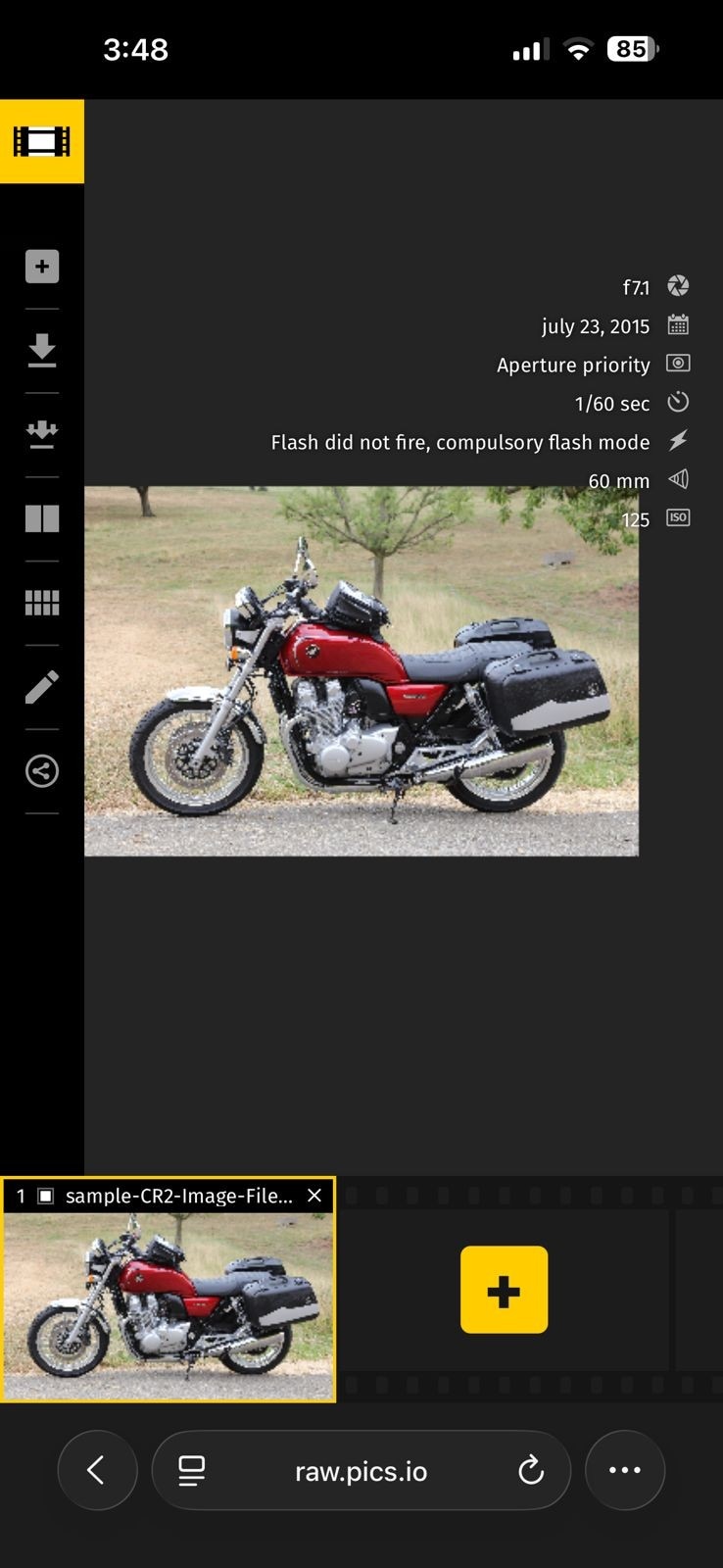 open cr2 file in online viewer