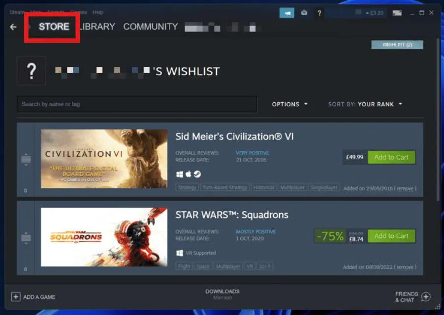 open steam store