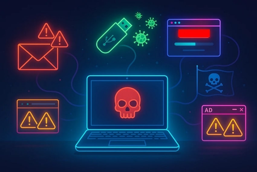 how computer get a virus-infected