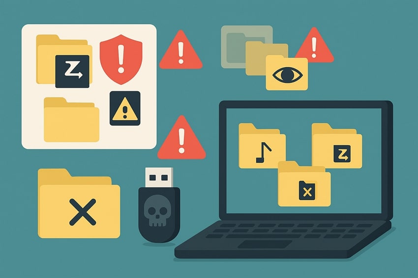 problems involving shortcut file virus