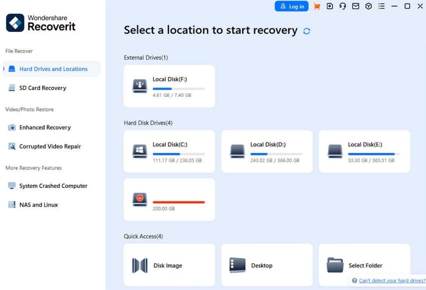 move with hard drives and locations