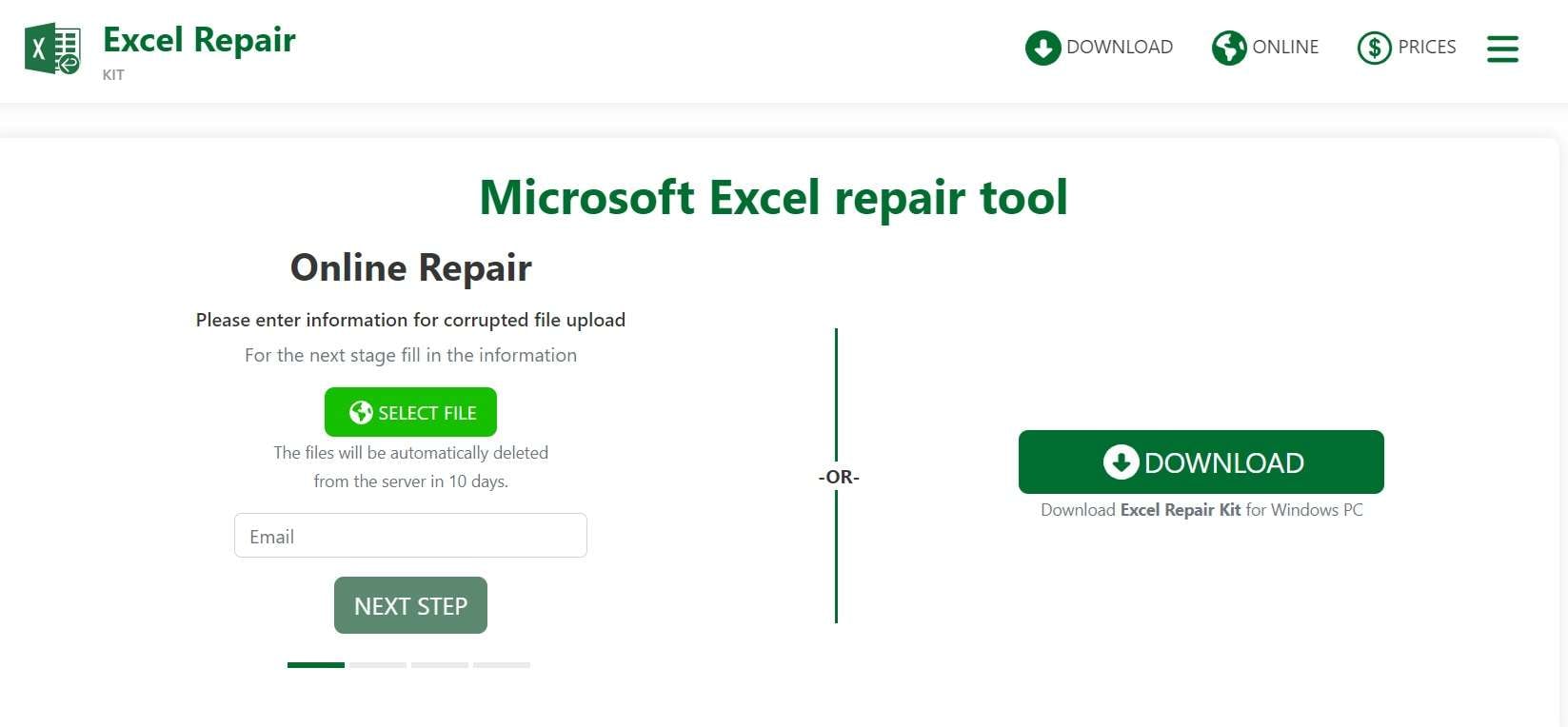ms excel repair tool 