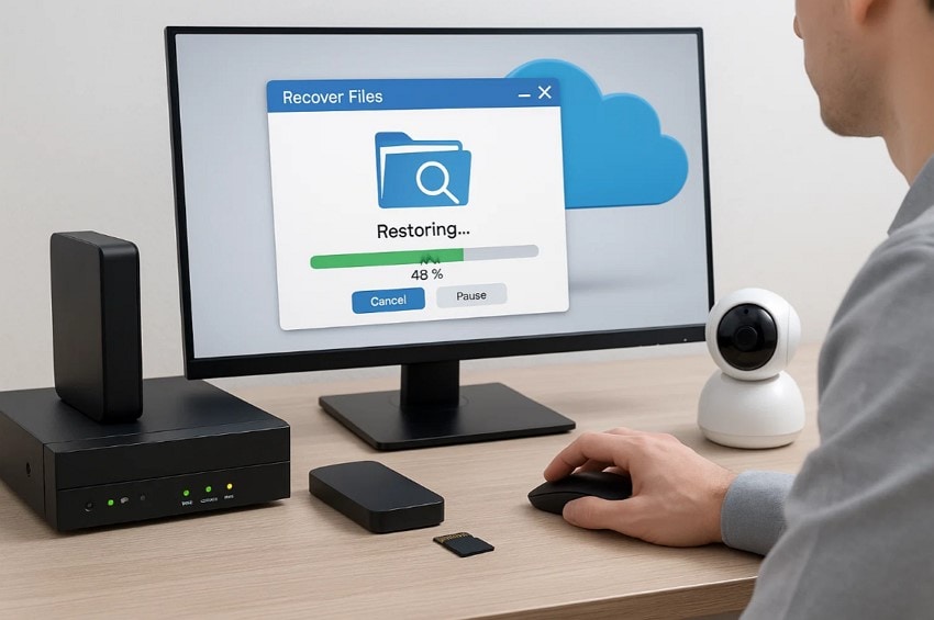 recover deleted cctv footage