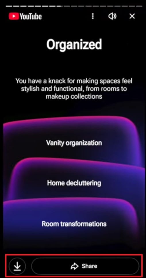 press download or share