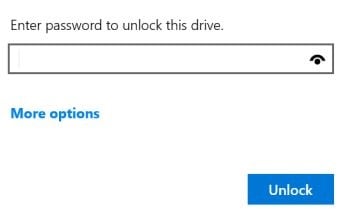 unlock bitlocker protected usb drive