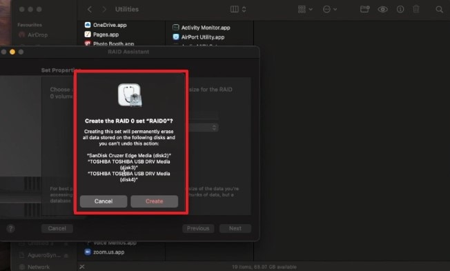 create confirm combination