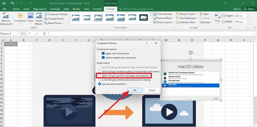 choose the optimal resolution