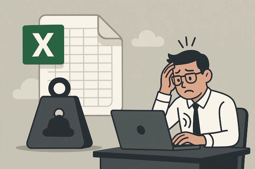 reasons of large excel files