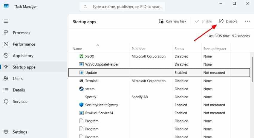 select open task manager