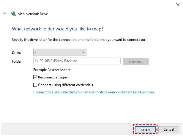 mount synology nas as a network disk
