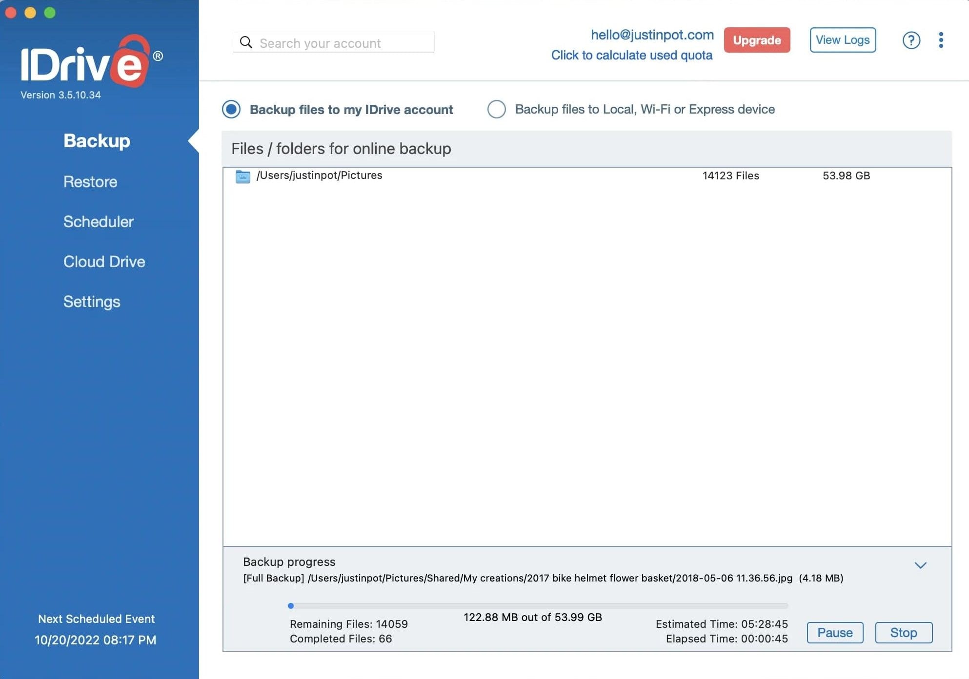 idrive software backup synology