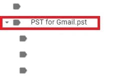 importar um arquivo pst para o gmail