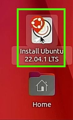 open the installer application