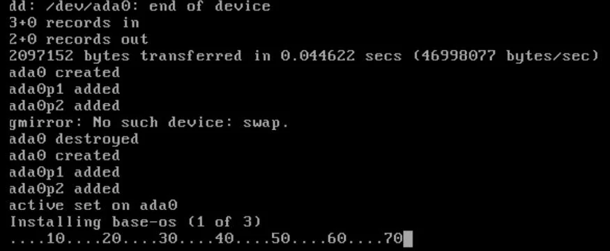 processo de instalação para truenas