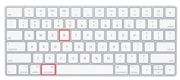 command r key combinations