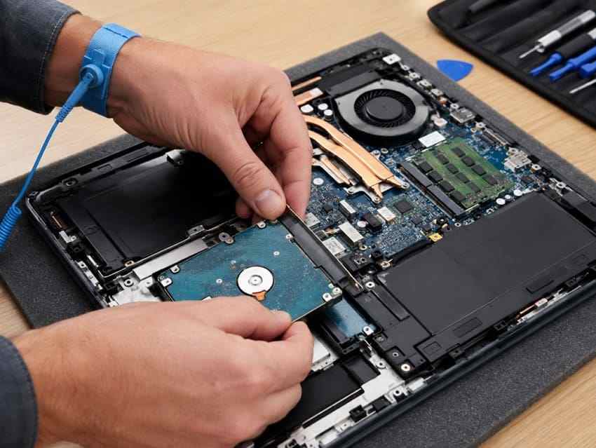 reseat internal hard drive