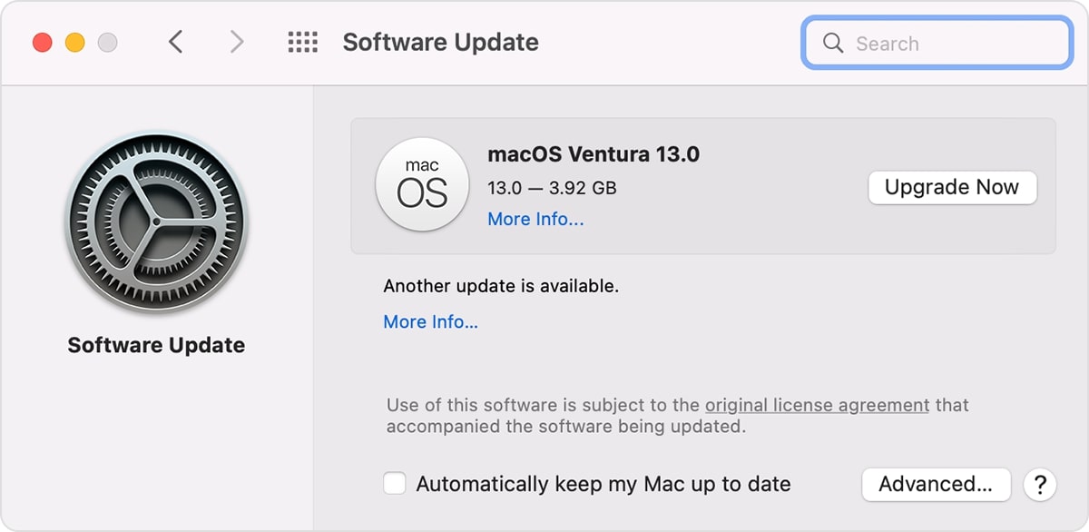 Treiber mit MacOS-Update aktualisieren