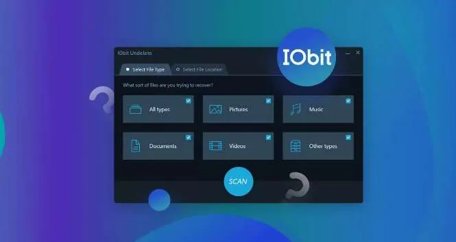 interface de recuperação iobit 