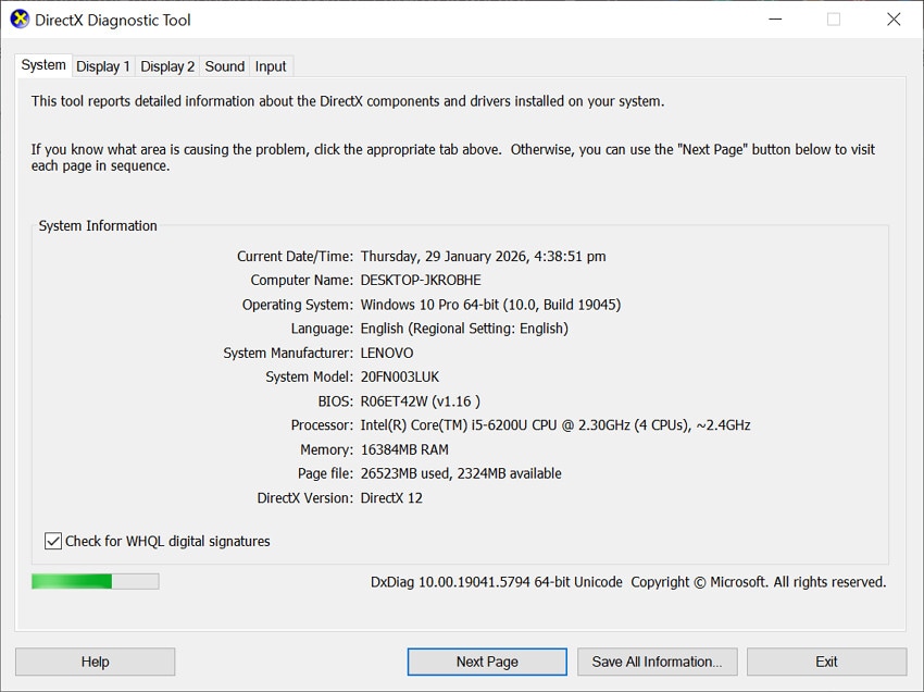 review the device specs