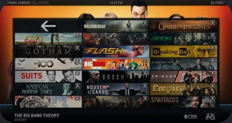 kodi stremio alternative interface