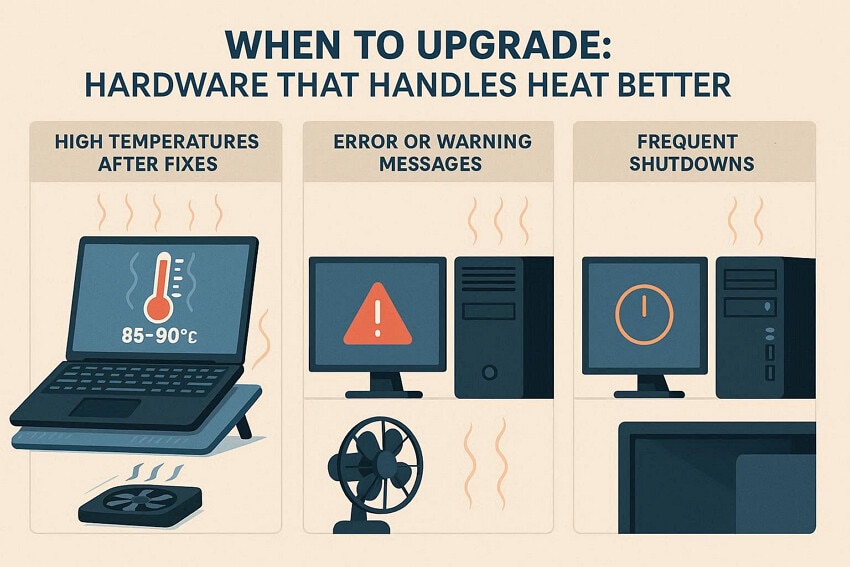 when users require hardware upgrades